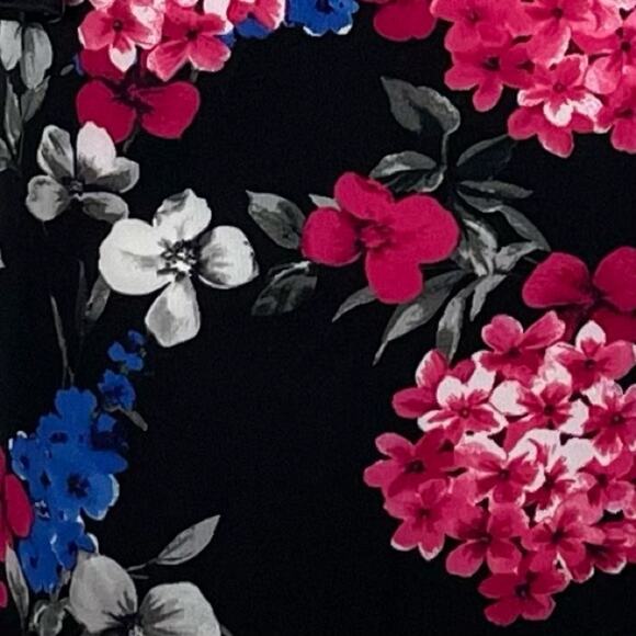 Nine West Bold Floral CottageCore Ruffled Date Night Dress NWOT Size 8 - Picture 5 of 14